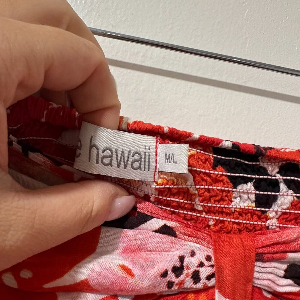 🌺 Tiare Hawaii Floral 2-Piece Set (Top & Skirt) - M/L - Picture 10 of 15